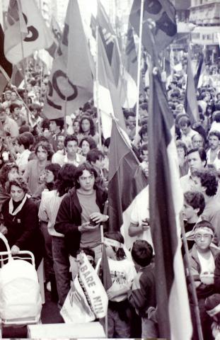 Acto del MPP en 18 de Julio y Julio Herrera y Obes